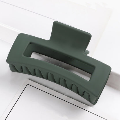 Multicolor Large Thick Acrylic Hair Clip Rectangle Hairclip Long Hair Resin Claw Clips Nonslip Jaw Clips Badiee Stylez