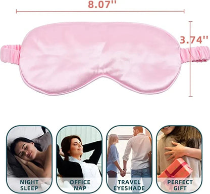 Imitated Silk Eye Patch Shading Sleep Eye Mask Eyepatch Travel Relax Cover Eyeshade Health Sleeping Shield Soft Eye Care Tools Badiee Stylez