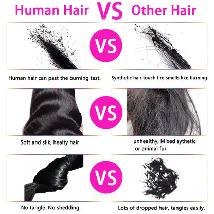 100% Malaysia Human Hair 13x6 Bone Straight Lace Front Human Hair Wigs 30 Inch 13x4 Lace Frontal Wig for Women Pre Plucked - Badiee Stylez