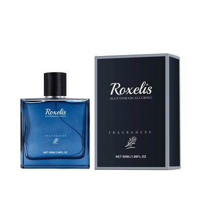 Roxelis 50ml Charmig Cologne Perfume Spray Men's Blue Domain Fragrance Lasting Scent Pheromone Flirting Romantic Dating Perfume Badiee Stylez