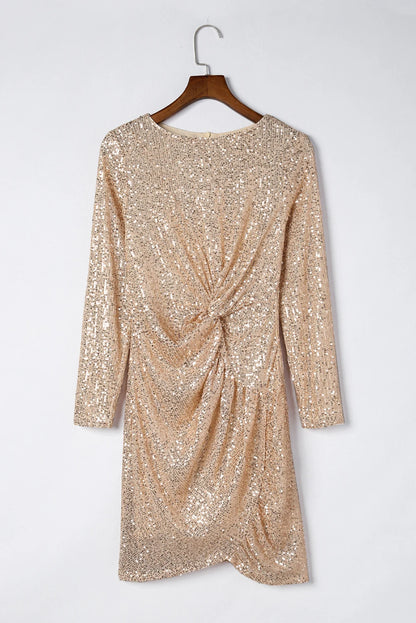 Ruched Detail Bodycon Mini Dress Badiee Stylez