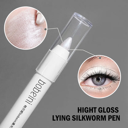 Eye Makeup Highlighter Pencil, Undereye Brightener Pencil, Dual-End Eye Shadow Stick, Smudge-Proof Eye Makeup
