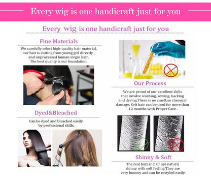 Wear and Go Glueless Wigs Human Hair Deep Wave Lace Front Wigs 4x4 HD Lace Closure Wigs Human Hair No Glue Ready to Wear Wig Badiee Stylez