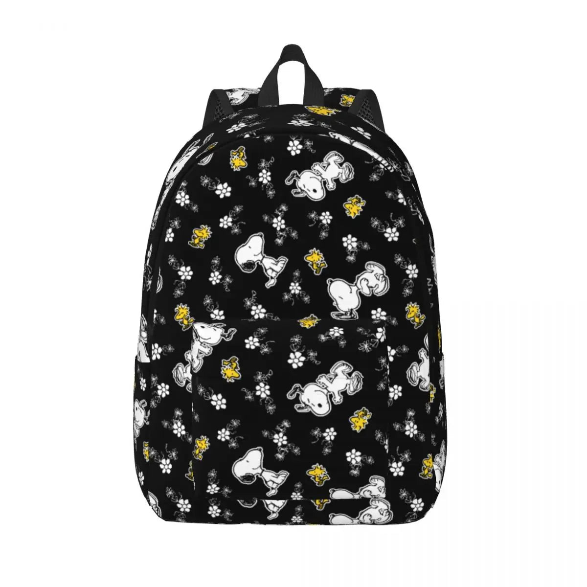 Snoopy Smile Cute Cartoon Backpack for Men Women Cool Student Work Daypack College Canvas Bags with Pocket 3
