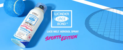 Ebin New York Wonder Lace Bond Sports Edition Adhesive Spray - Ultra Strong Hold, Ideal for Sports & Active Lifestyles