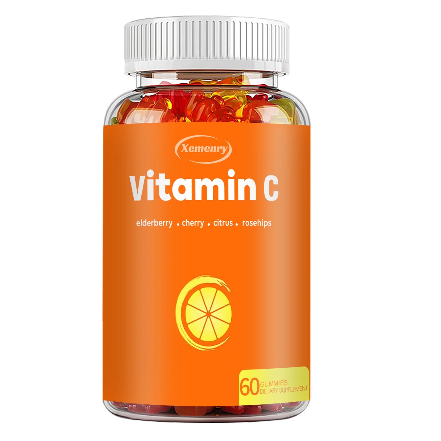 Vitamin C Gummies - Powerful Antioxidants for Skin Nutrition Health Immune Health Brighten Skin - 60 Gummies 60 Gummies United States