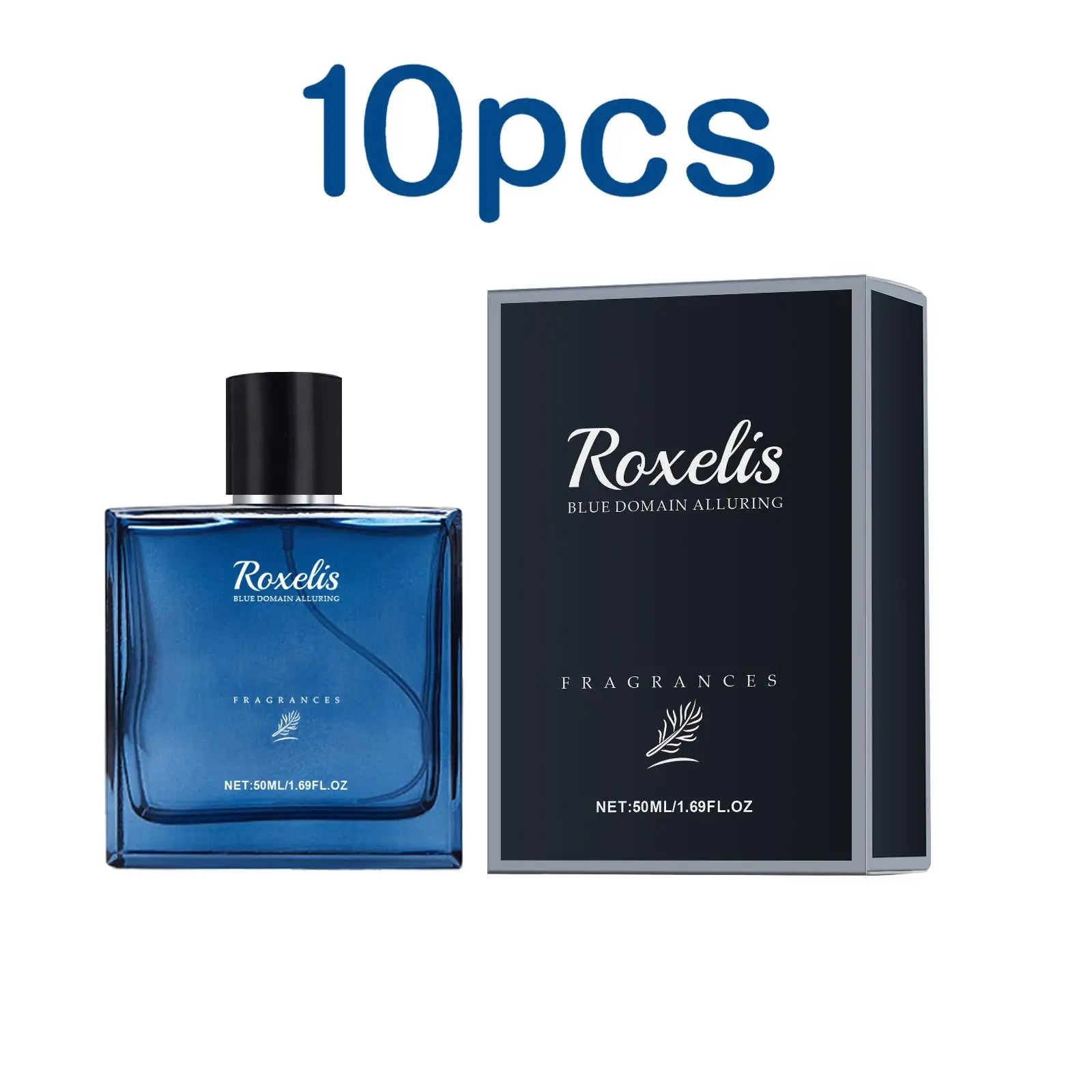 Roxelis 50ml Charmig Cologne Perfume Spray Men's Blue Domain Fragrance Lasting Scent Pheromone Flirting Romantic Dating Perfume Badiee Stylez