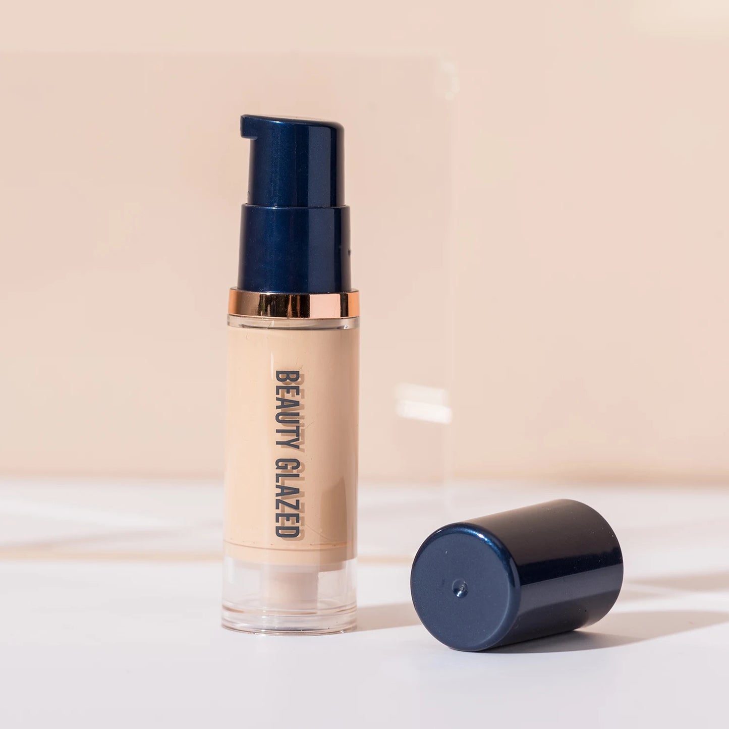 Beauty Glazed 6 Color Liquid Foundation Concealer - Full Coverage, Long-Lasting, Waterproof, Natural Effect,