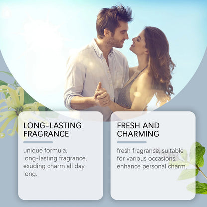 Roxelis 50ml Charmig Cologne Perfume Spray Men's Blue Domain Fragrance Lasting Scent Pheromone Flirting Romantic Dating Perfume Badiee Stylez