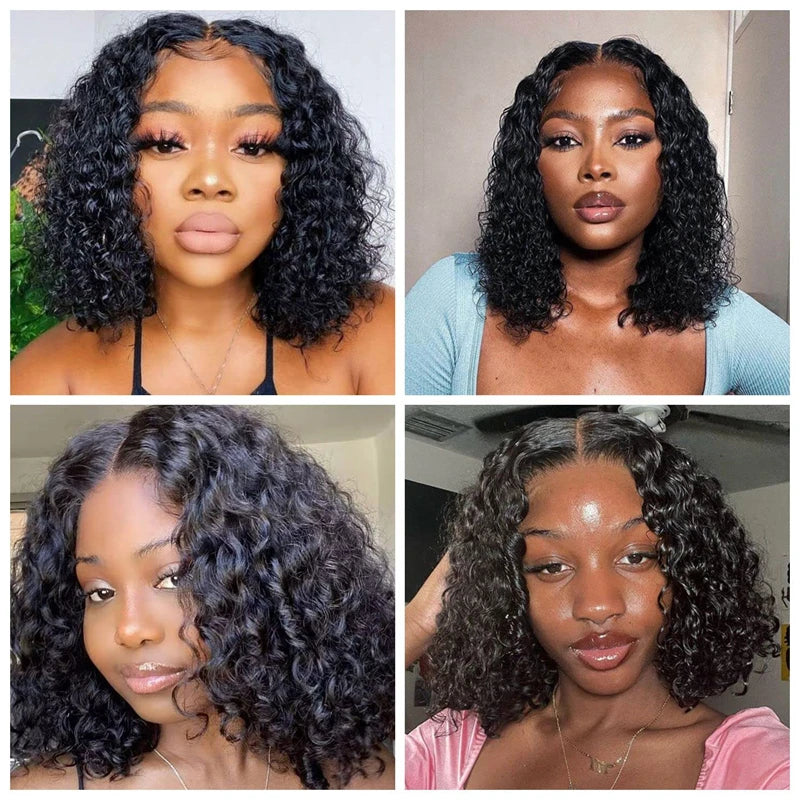Jerry Curly Wigs 13x4 HD Lace Frontal Wig Glueless Remy Human Hair 4x4 Lace Closure Wig Human Hair Wigs Virgin Hair for Women Badiee Stylez
