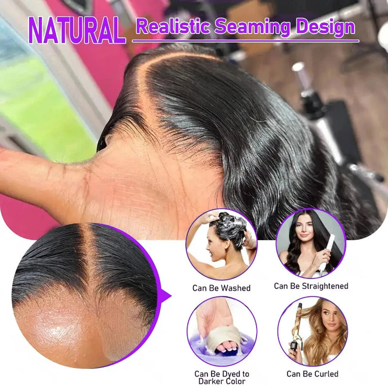 Jerry Curly Wigs 13x4 HD Lace Frontal Wig Glueless Remy Human Hair 4x4 Lace Closure Wig Human Hair Wigs Virgin Hair for Women Badiee Stylez