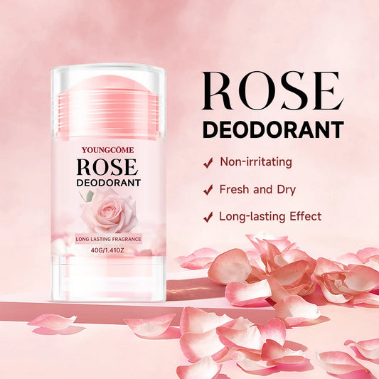 Pink Rose Essentials Deodorant Stick Long Lasting Fragrance Fragrance Oil Deodorant Cream Dating Aroma Perfume Cooling armpit