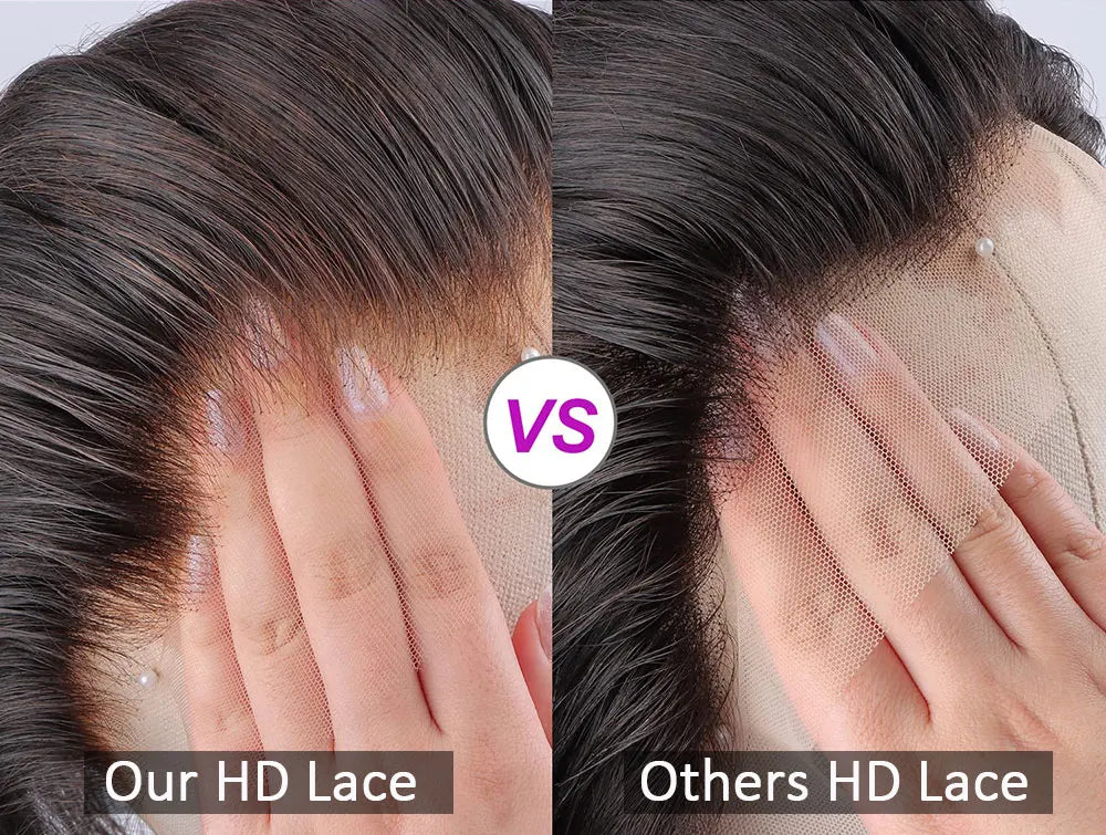 Highlight Body Wave 30 Inch Lace Front Human Hair Wigs 13x6 13x4 HD Lace Frontal Wig Invisible Strap 360 Full Lace Glueless Wig