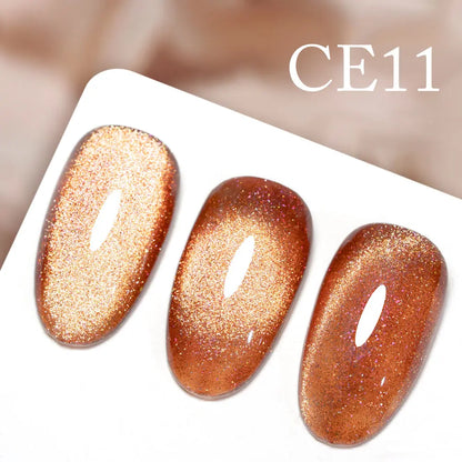 CANNI New 18ml Long Wear No-wipe Bright Topcoat Peeloff Base coat 5g Crystal Magnetic Cat Eye Gel Sparkling Glitter Varnishe CE11