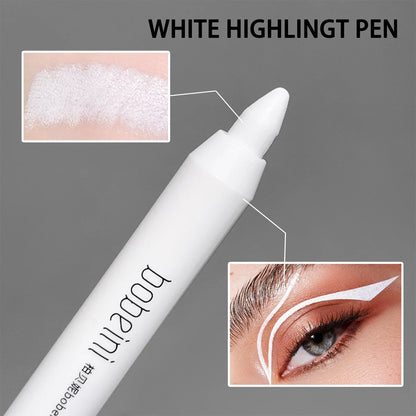 Eye Makeup Highlighter Pencil, Undereye Brightener Pencil, Dual-End Eye Shadow Stick, Smudge-Proof Eye Makeup