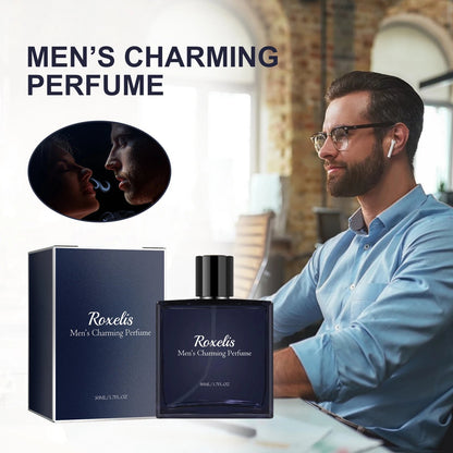 Roxelis 50ml Men Glamour Perfume Spray Cologne Light Fragrance Fresh Pheromone Romantic Couple Dating Gentlemen Charming Perfume Badiee Stylez