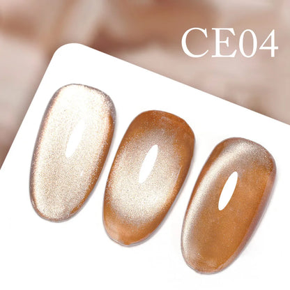 CANNI New 18ml Long Wear No-wipe Bright Topcoat Peeloff Base coat 5g Crystal Magnetic Cat Eye Gel Sparkling Glitter Varnishe CE04