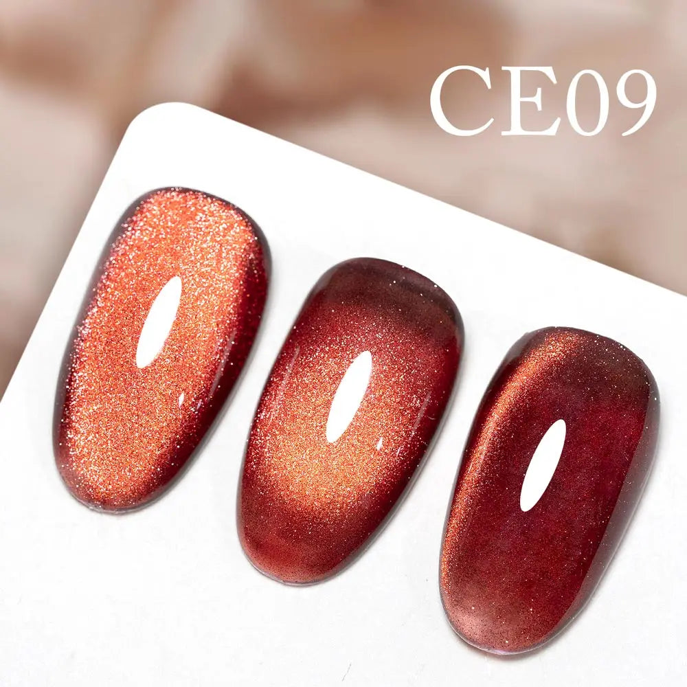 CANNI New 18ml Long Wear No-wipe Bright Topcoat Peeloff Base coat 5g Crystal Magnetic Cat Eye Gel Sparkling Glitter Varnishe CE09