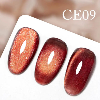 CANNI New 18ml Long Wear No-wipe Bright Topcoat Peeloff Base coat 5g Crystal Magnetic Cat Eye Gel Sparkling Glitter Varnishe CE09