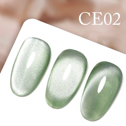 CANNI New 18ml Long Wear No-wipe Bright Topcoat Peeloff Base coat 5g Crystal Magnetic Cat Eye Gel Sparkling Glitter Varnishe CE02