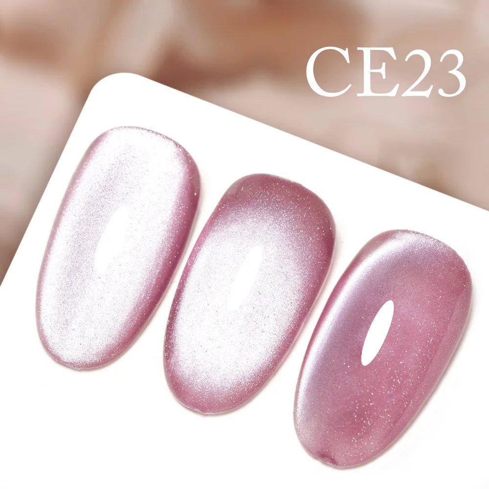 CANNI New 18ml Long Wear No-wipe Bright Topcoat Peeloff Base coat 5g Crystal Magnetic Cat Eye Gel Sparkling Glitter Varnishe CE23