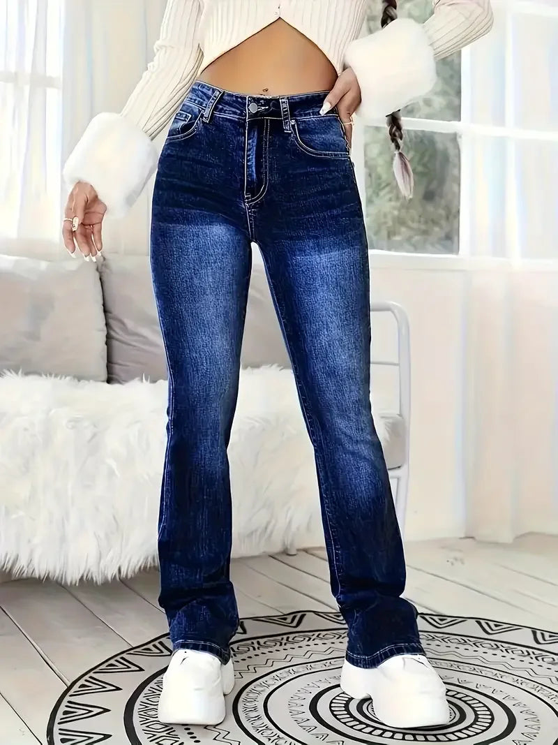 Women's Legendary Mid Rise Flare Jean Blue United States