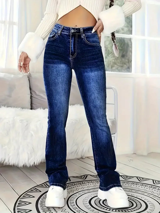 Women's Legendary Mid Rise Flare Jean Blue United States
