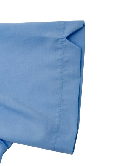 Men's Summer Lapel Solid Short Sleeve Shirt with Two Pockets Casual Button Comfort Cardigan