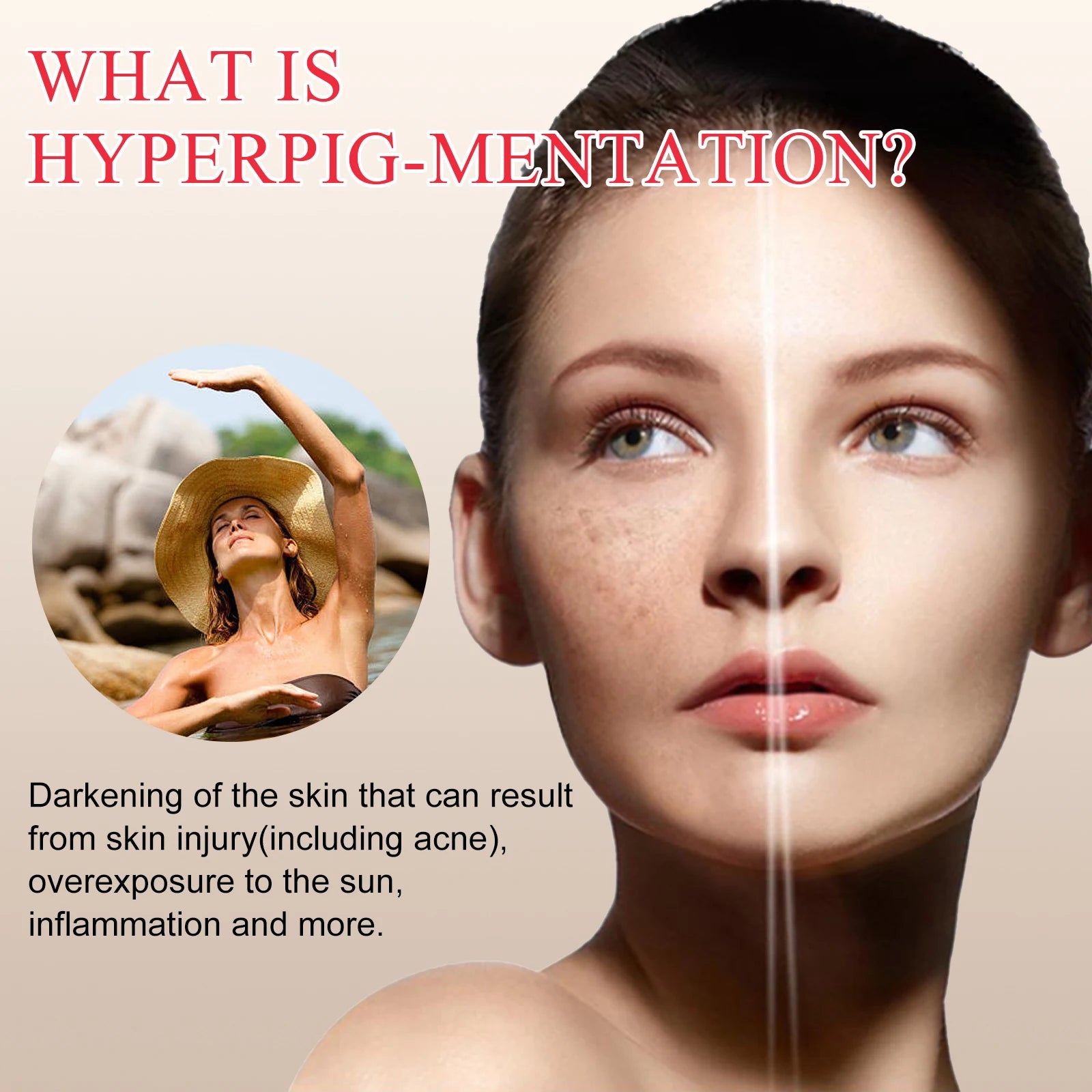 EELHOE Brighten Face Serum Smooth Face Nourishment Improve Skin Regeneration Fade Fines Line Anti-Anging Repair Face Serum 50ml