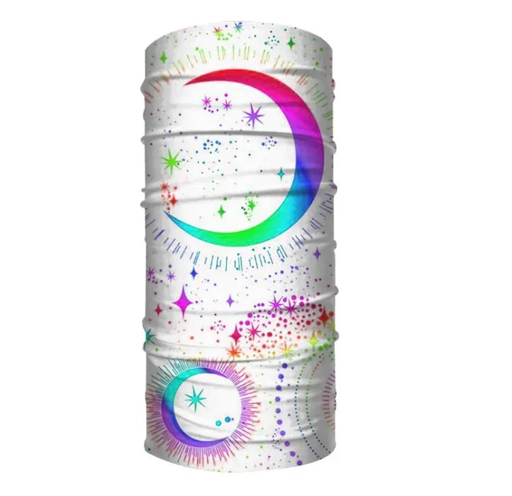 3D digital printed women's outdoor Bandana Breathable Face Scarf Fishing Cycling Sport Elastic Tube Neck Gaiter headband scarf