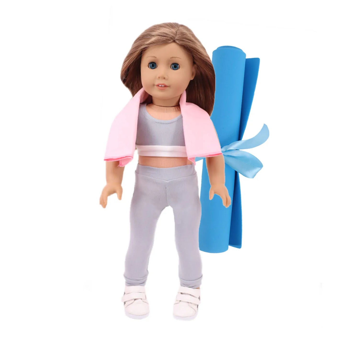 Ballet Yoga Training Suit Pajamas For American 18 Inch Girl Doll Clothes Accesories 43 cm Born Baby Items Our Generation Nenuco Badiee Stylez