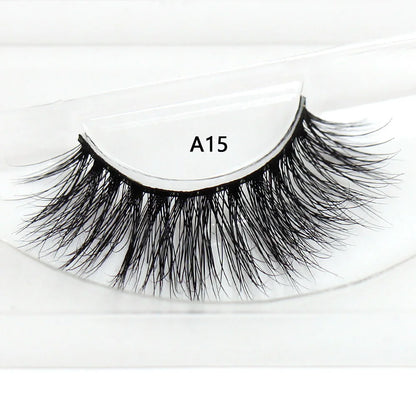 LEHUAMAO False Eyelashes Mink Lashes Natural Thick False Eyelashes Extension Wispy Soft Lashes Makeup Tools D22