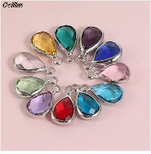 New In Earrings Dried Flower Crystal Dangle Hoop Earrings For Women Stainless Steel Diycharm Long Earring Cute Jewelry Wholesale