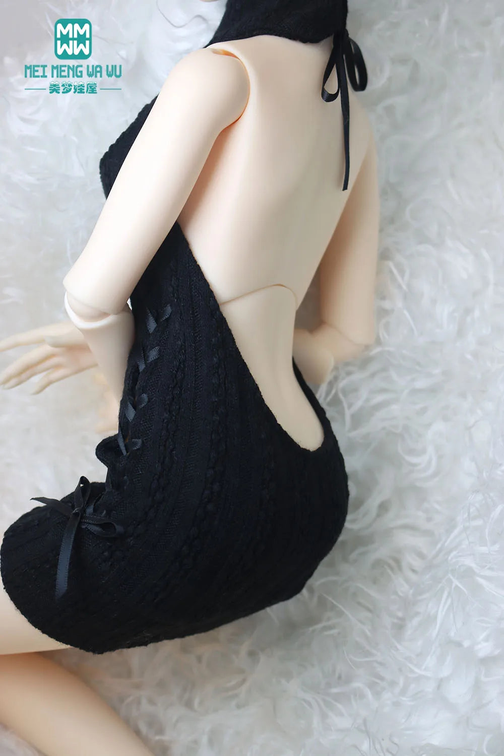 1/4 1/3 BJD clothes DD SD DDL MSD doll fashion hanging neck hanging neck sweater dress Arm sleeve