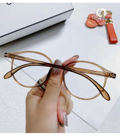 New arrival Computer Glasses Frame Women Men Anti Blue Light Round Eyewear Blocking Glasses Optical Spectacle Eyeglass Badiee Stylez