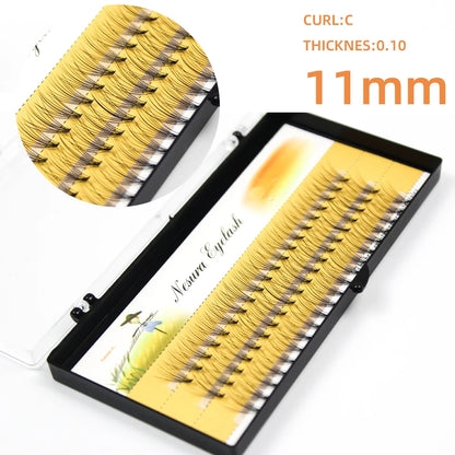 Grafting World Eyelashes 10D Individual Eyelash Russia Volume Eyelash Premade Fan False Mink Eyelash Mkae Up Tool
