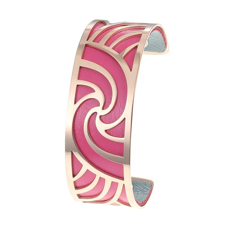 Cremo Love Cuff Bracelets Stainless Steel 25mm Bangles Manchette Femme Interchangeable Reversible Leather Band Pulseiras Badiee Stylez