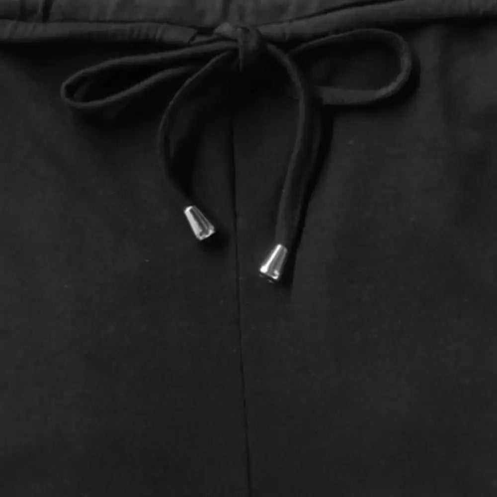 4XL Women Pants Summer Ladies 3/4 Trousers Casual Solid Color Low Rise Drawstring Pockets Sports Pants Shorts For Female