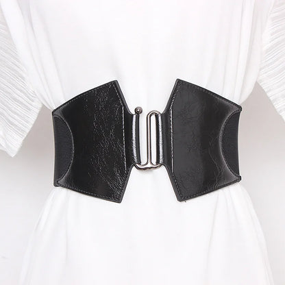Plus Size Elastic Corset Belt Female Waist Wide Belts For Women Designer High Quality Stretch Cummerbunds Dress Waistband Badiee Stylez
