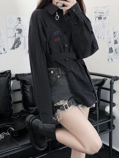 harajuku loose tops women sweatshirts gothic loose streetwear hoodies kawaii hoodie and shirts fashion clothes