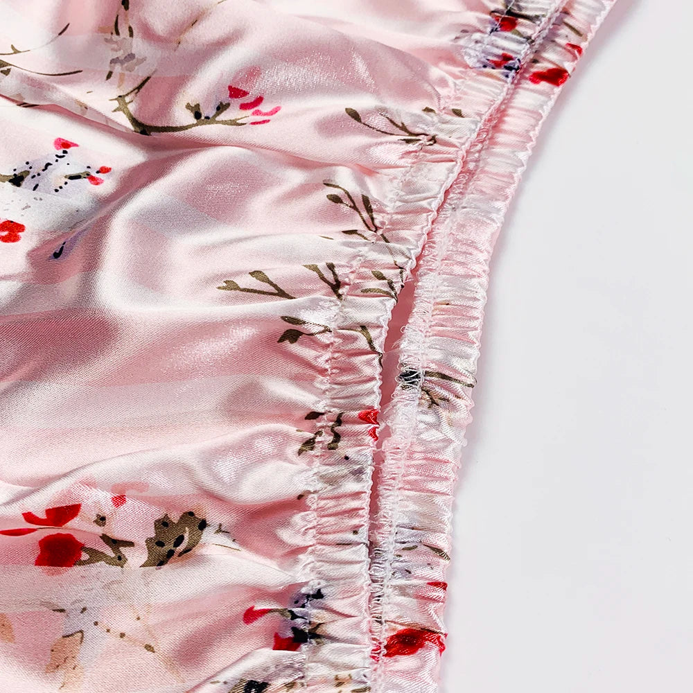 Women's Sleepwear Cute Cartoon Print Short Set Pajamas for Women Pajama Set Sweet Short Sleeve T Shirts & Shorts Summer Pijama