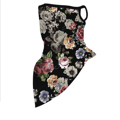 1PC Floral Print Multi-Function Scarf Neck Cover Face Mask Cycling Balaclava Bandana Scarf Cap Headwear Outdoor Sport Accessory 11