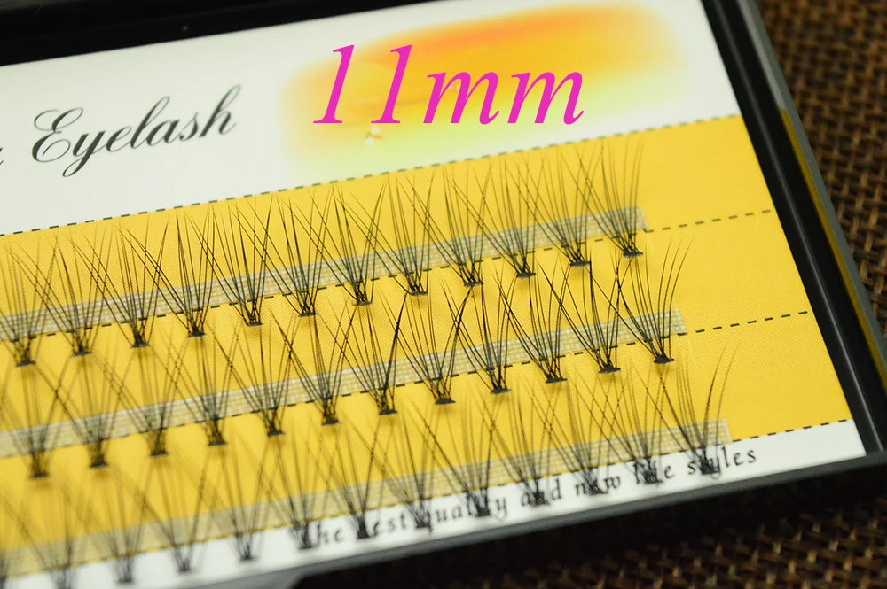 1 box 60 clusters 10/20D extension eyelashes, individual eyelashes, Natural Thick False Eyelashes, , Individual Eyelash Bunche