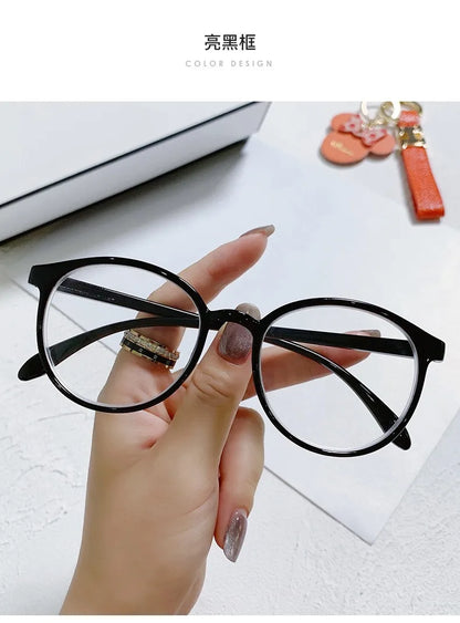 New arrival Computer Glasses Frame Women Men Anti Blue Light Round Eyewear Blocking Glasses Optical Spectacle Eyeglass Badiee Stylez