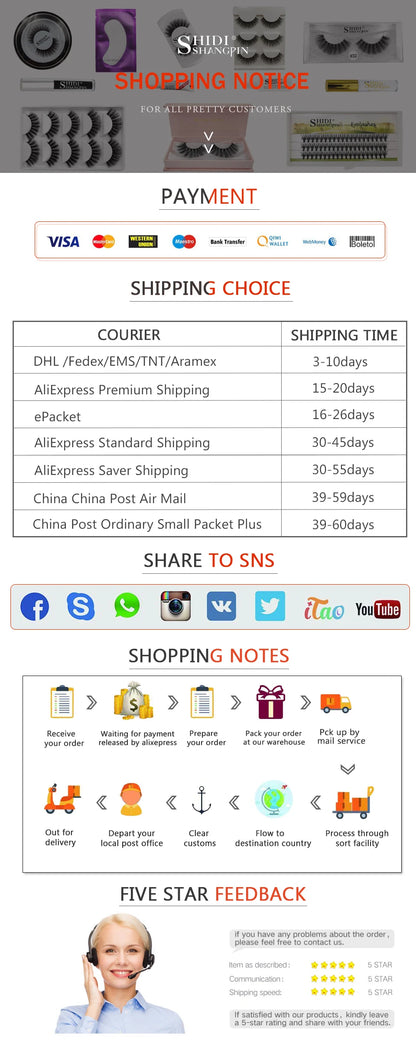 SHIDISHANGPIN 5/10Pairs False Lashes Cat Eye Eyelashes Eyelash Extension 3D Mink Half Lashes Natural Makeup faux Cils maquiagem