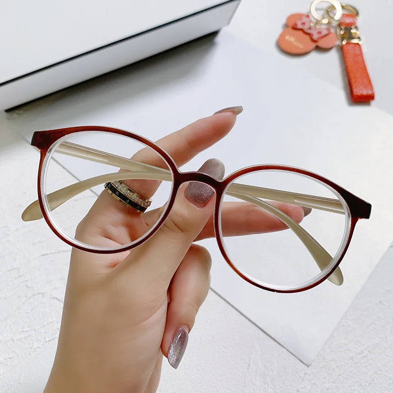 New arrival Computer Glasses Frame Women Men Anti Blue Light Round Eyewear Blocking Glasses Optical Spectacle Eyeglass Badiee Stylez