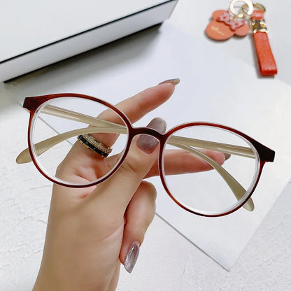 New arrival Computer Glasses Frame Women Men Anti Blue Light Round Eyewear Blocking Glasses Optical Spectacle Eyeglass Badiee Stylez
