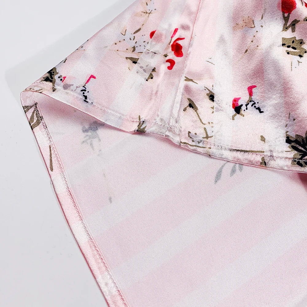 Women's Sleepwear Cute Cartoon Print Short Set Pajamas for Women Pajama Set Sweet Short Sleeve T Shirts & Shorts Summer Pijama