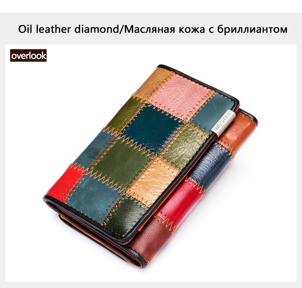 WESTAL Women's Wallet Female Wallet Genuine Leather Purse For Women Crocodile Pattern Design Luxury Brand Lady Clutch Female