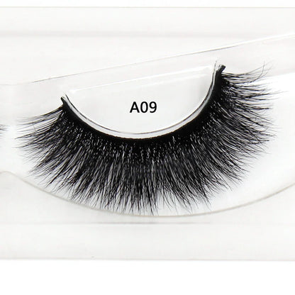 LEHUAMAO False Eyelashes Mink Lashes Natural Thick False Eyelashes Extension Wispy Soft Lashes Makeup Tools D22